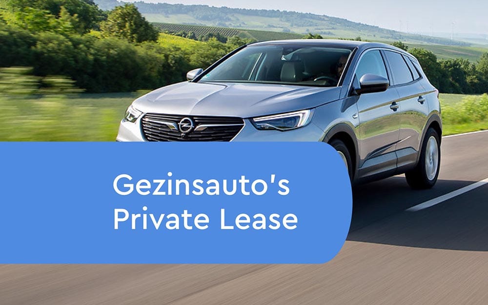 Gezinsauto familie auto private lease