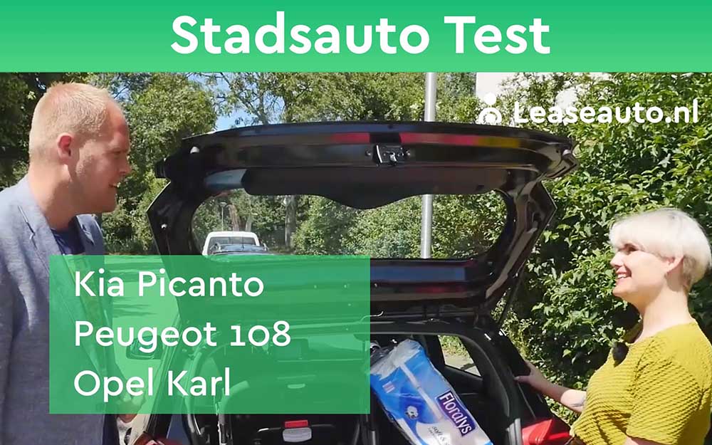 Stadsauto test Kia Picanto Peugeot 108 Opel Karl