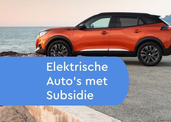Elektrische Auto met subsidie