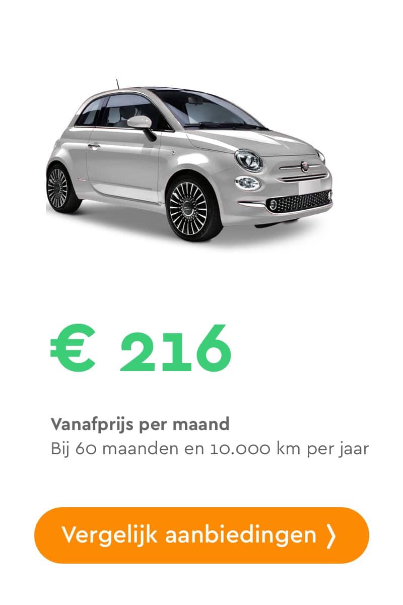 Fiat Private Lease | Vergelijk aanbiedingen | Leaseauto.nl