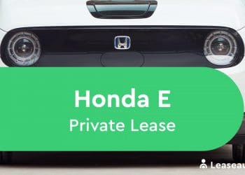 Honda E private lease