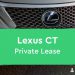 lexus ct private lease