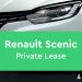 renault scenic Private Lease