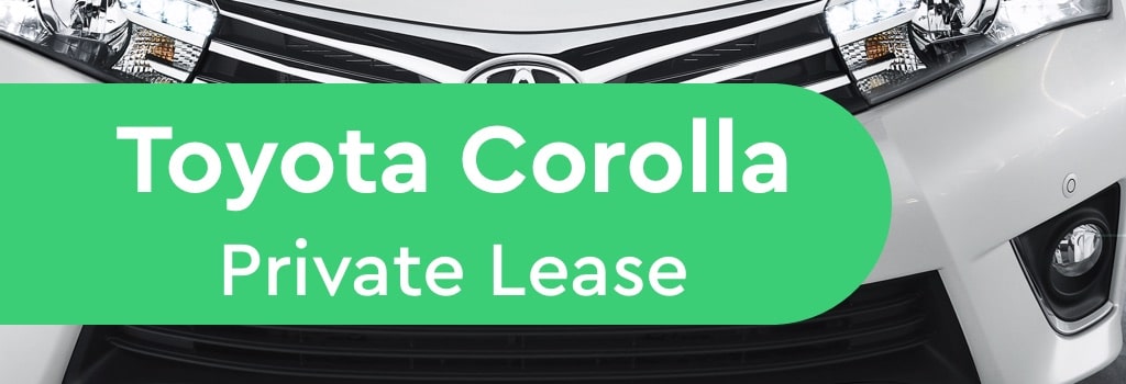toyota corolla private lease
