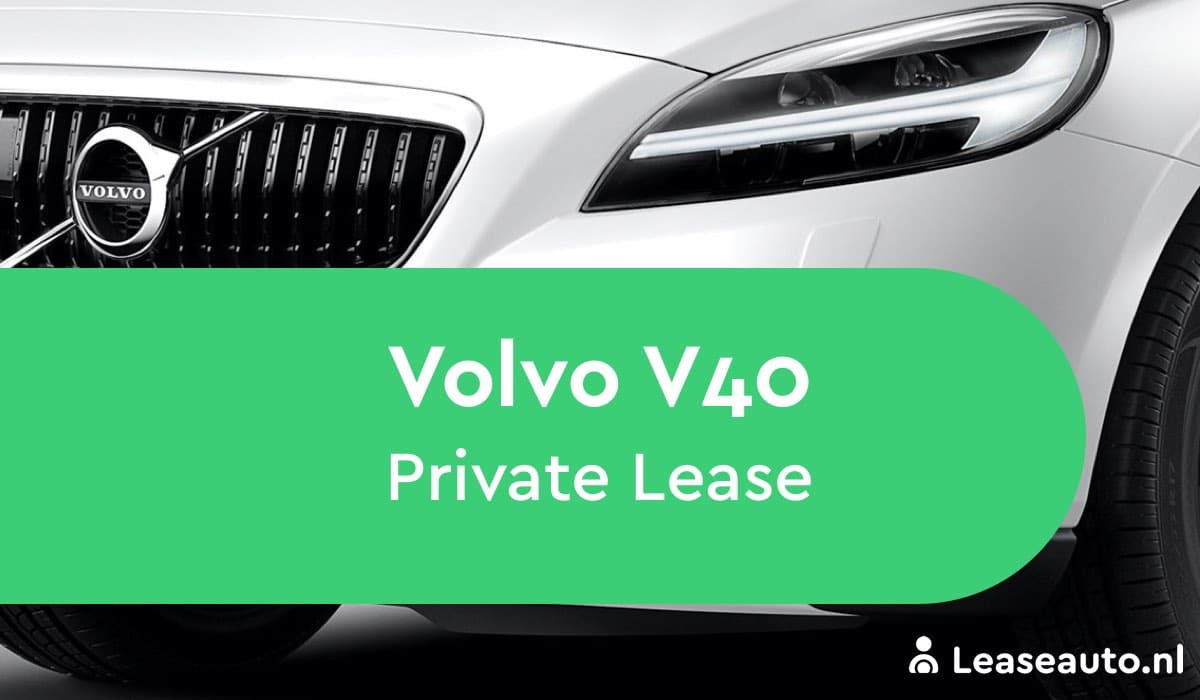 volvo v40 private lease