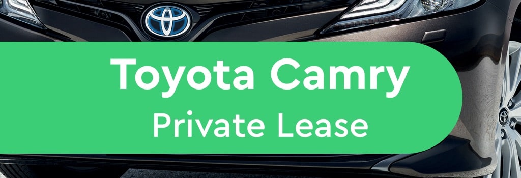Toyota Camry Private Lease