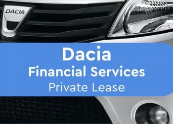 dacia financial services Private Lease