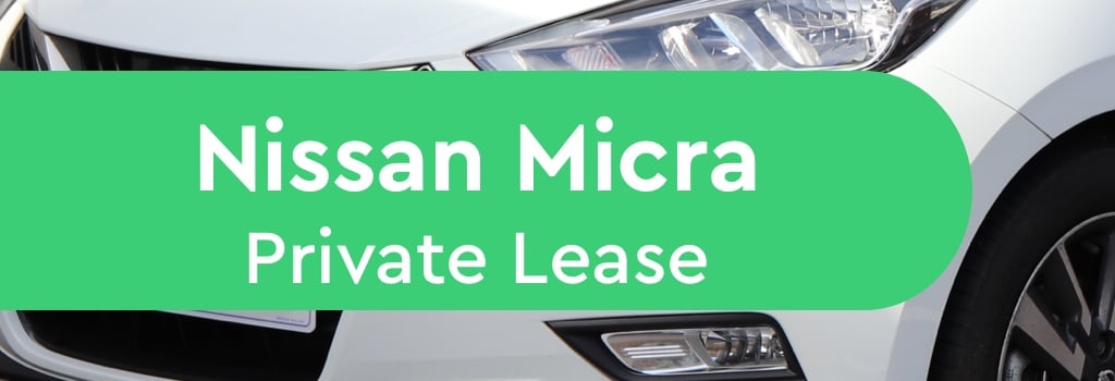 nissan micra private lease