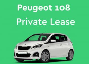 peugeot 108 Private Lease