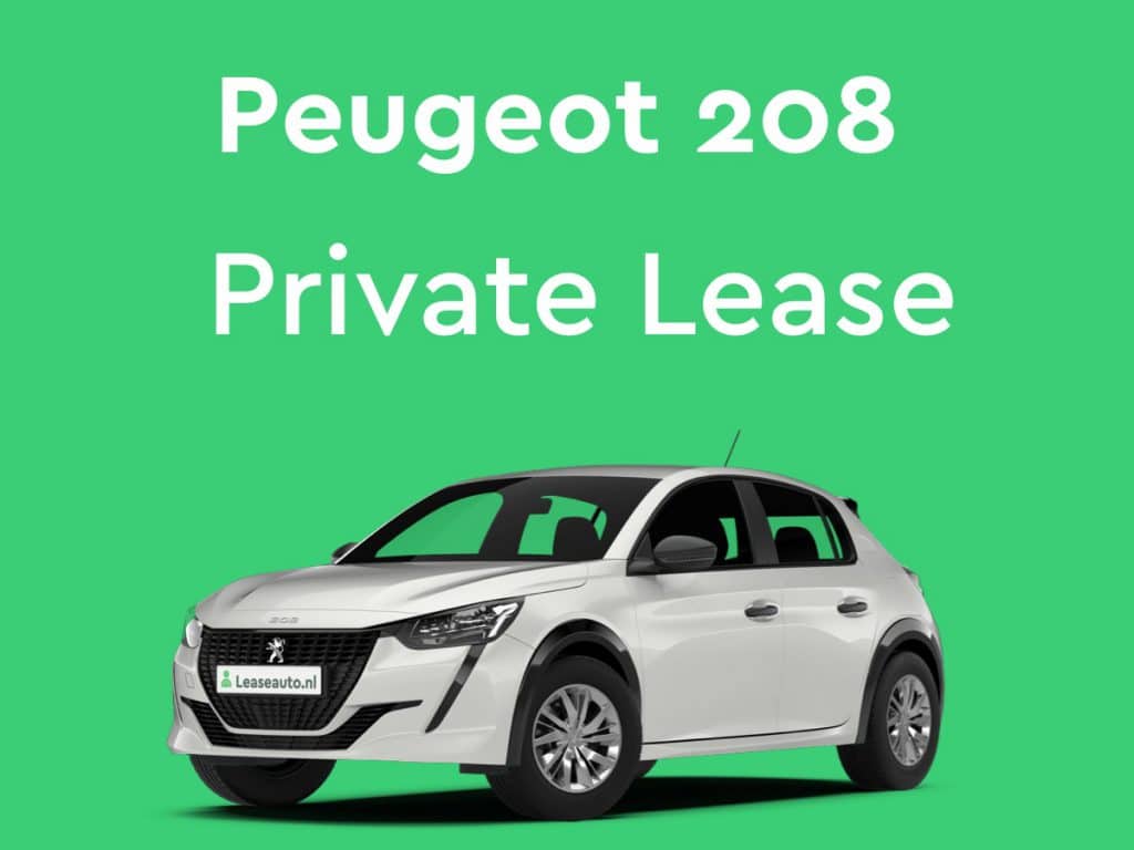 peugeot 208 Private Lease