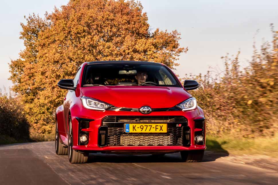 Front Toyota GR Yaris, rolling shot