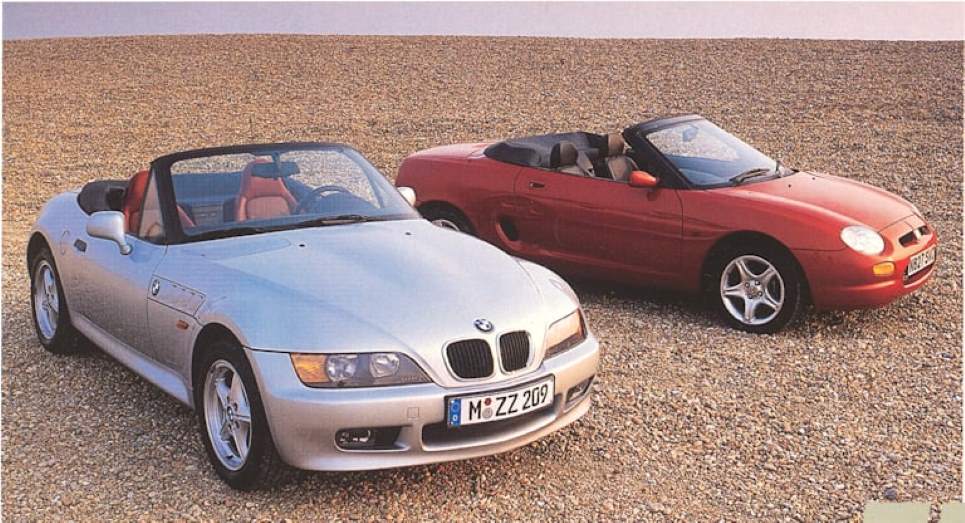 BMW Z3 en MG F