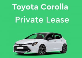 toyota corolla private lease